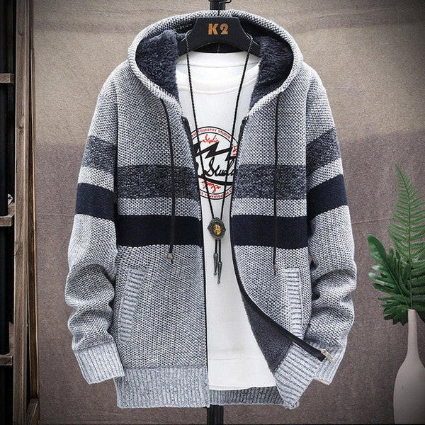 Casual Stripe Cardigan