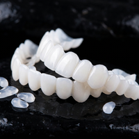 Snap-On Veneers Upper & Lower Set – Cosmetic Teeth Covers with Moldable Custom Fit, Natural White