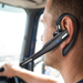 Bluetooth 5.1 Trucker Headset with Boom Mic – Dual-Mic Noise Cancelling Wireless Earpiece, 20+ Hour Talk Time, Charging Case