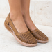 Women's Wide Toe Box Flats for Bunions – Breathable Perforated Slip-On Loafers with Non-Slip Sole